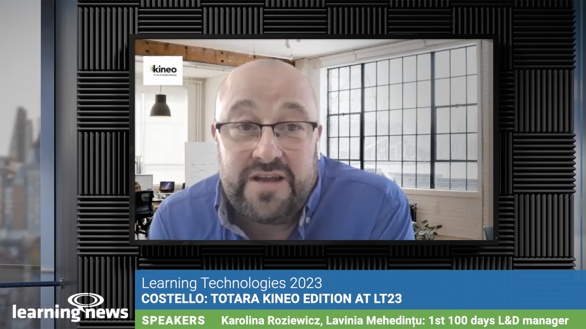 Andy Costello, Kineo: Learning analytics and Totara Kineo Edition at LT 23 
